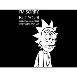 Funny Rick and Morty vinyl Weather resistant bumper sticker